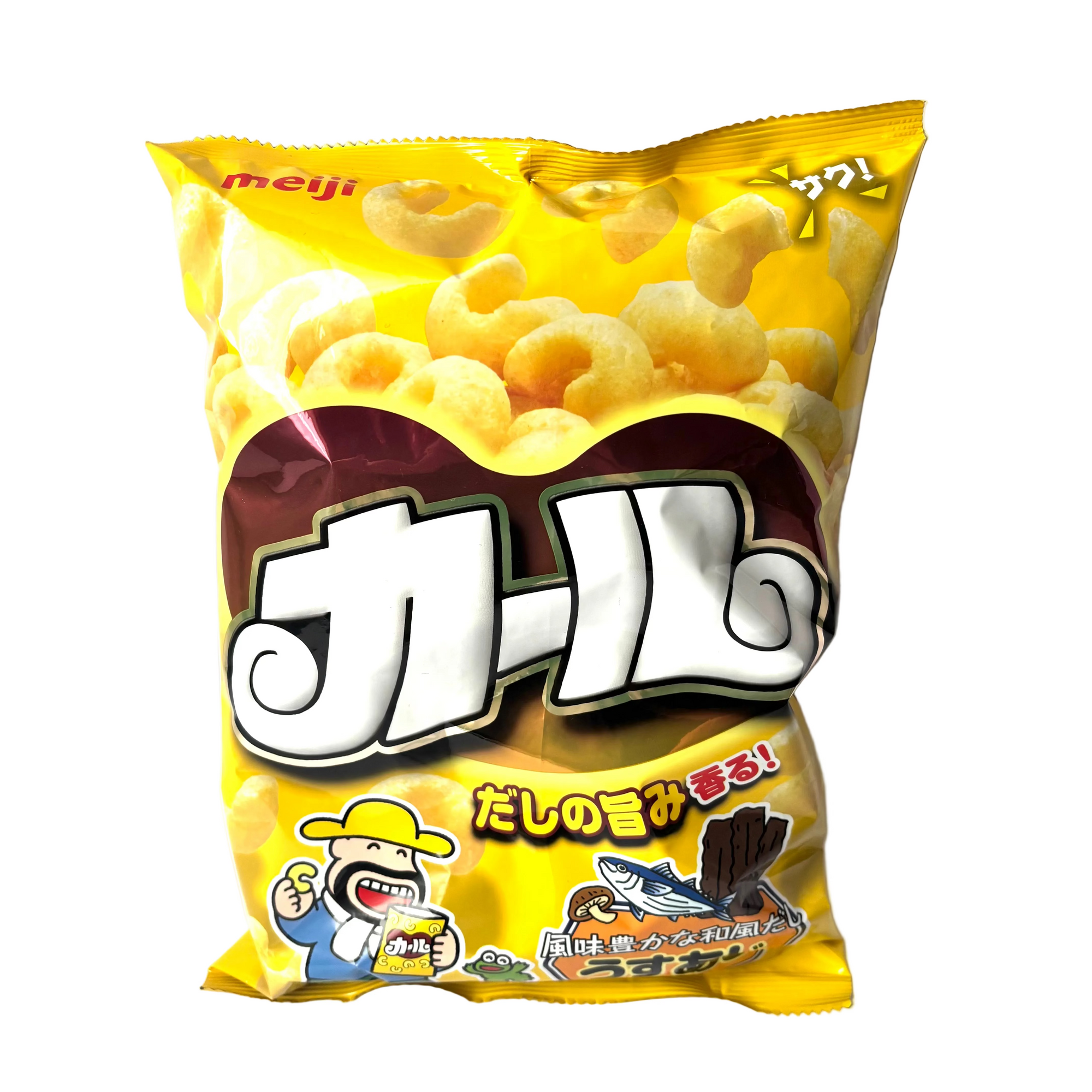 Karl Light Salt - Japanese corn puff snack by Meiji