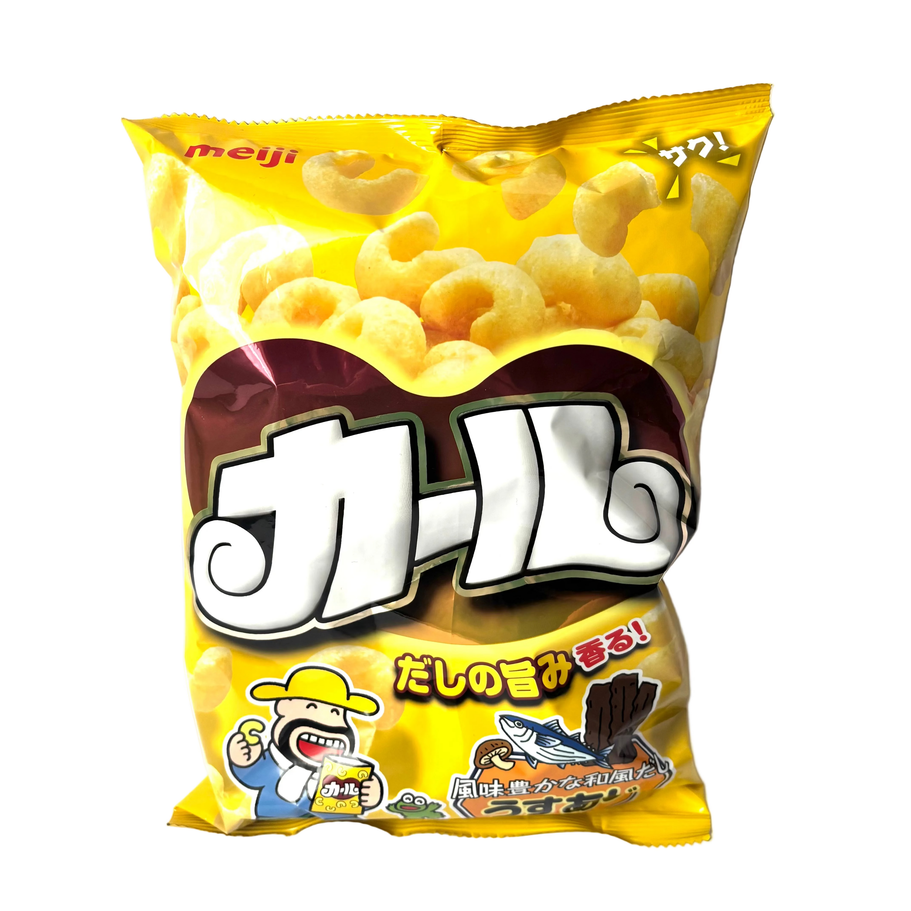 Karl Light Salt - Japanese corn puff snack by Meiji