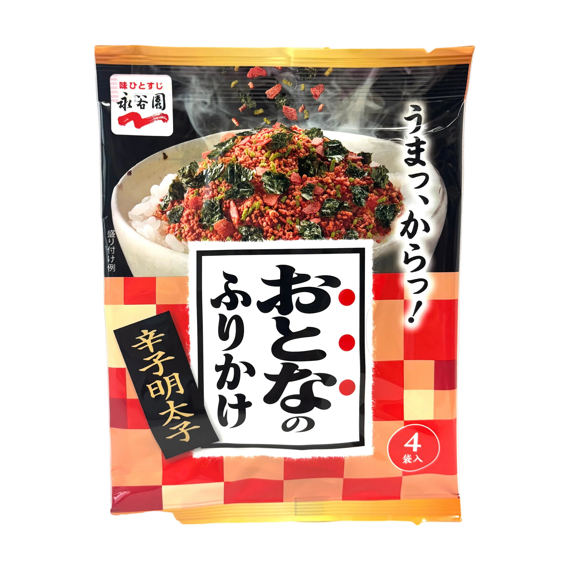 Otona no Furikake Karashi Mentaiko - Japanese premium spicy cod roe rice seasoning by Nagatanien